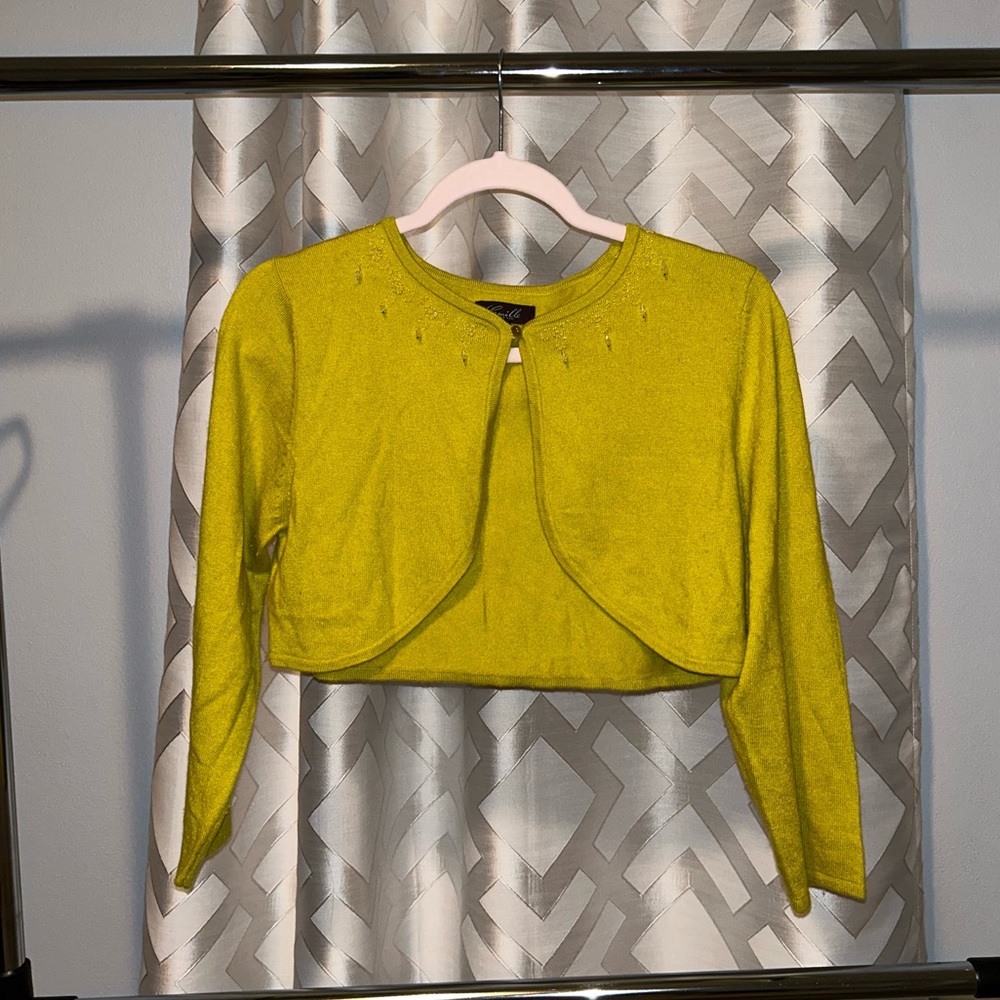 Vintage Yellow Cardigan